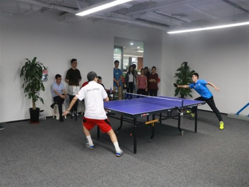 中森公司举办2020年乒乓球比赛